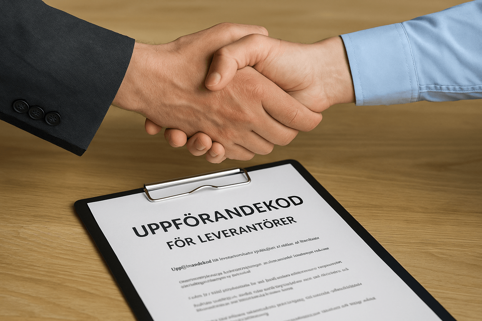 Uppförandekod för leverantörer